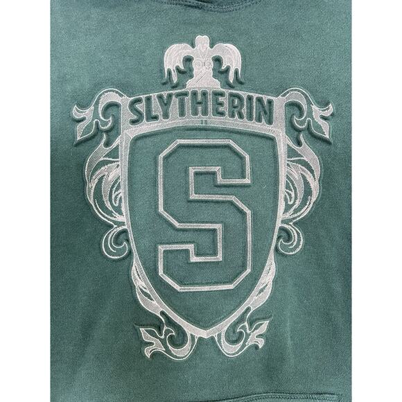NWT Harry Potter Fleece Hoodie Slytherin Green limited Edition Sz Youth 14-15 - Picture 5 of 9